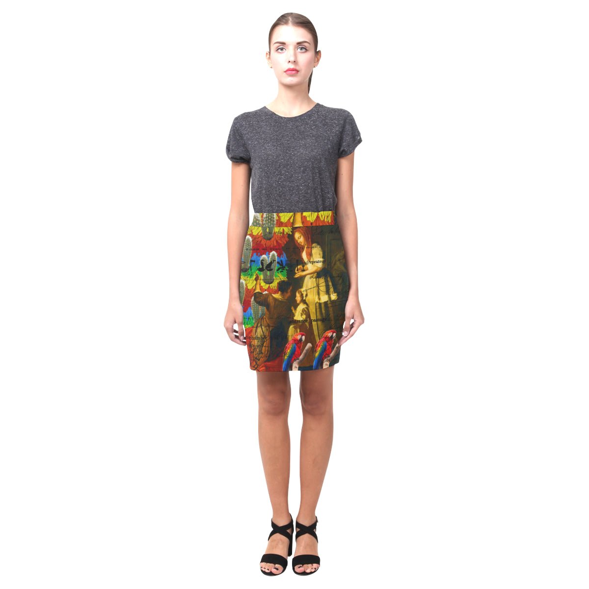 AND THIS, IS THE RAINBOW BRUSH CACTUS. II Skirt - Wear and Wander