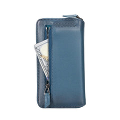 Apple iPhone 14 Series Detachable and Zipper Leather Wallet Case - PMW - Wear and Wander