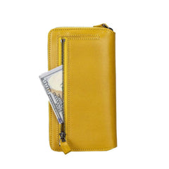 Apple iPhone 14 Series Detachable and Zipper Leather Wallet Case - PMW - Wear and Wander