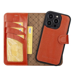 Apple iPhone 14 Series Detachable Leather Wallet Case Colorful - MW - Wear and Wander