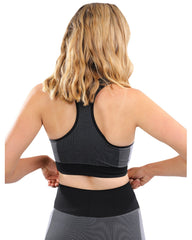 Arleta Seamless Sports Bra - Black - Wear and Wander