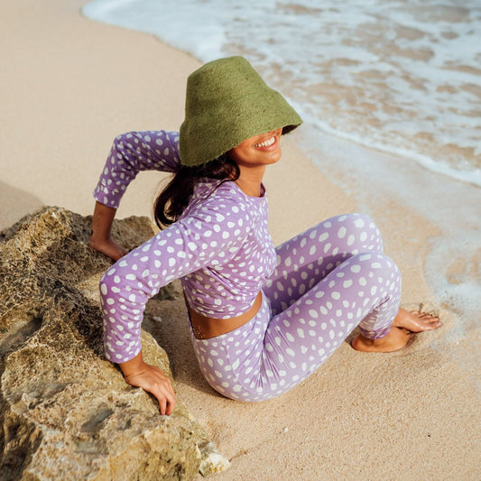 ARNOLDI Organic Cotton Sweatshirt, in Lilac Purple - Wear and Wander