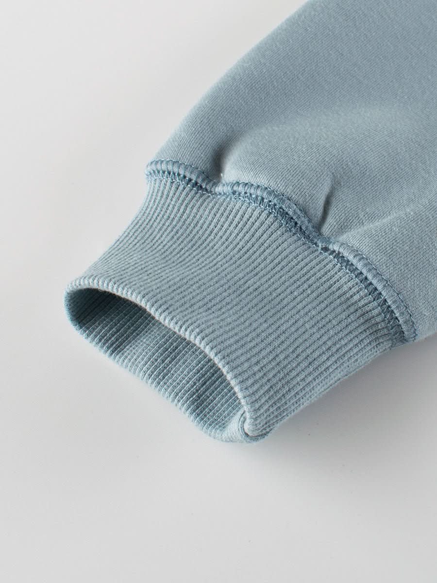 Arrival Unisex Letters Print Crew Neck Long Sleeves Thick Sweatshirt - Wear and Wander