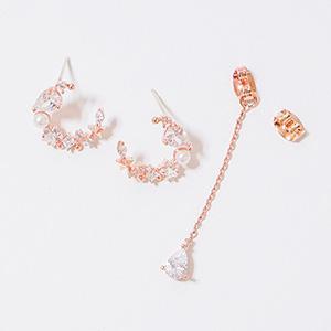 Asymmetric Sparkle Earrings - Wear and Wander