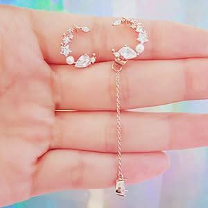 Asymmetric Sparkle Earrings - Wear and Wander