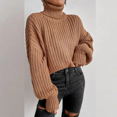 Autumn And Winter Fashion Fall Shoulder Long Sleeve Knitted Loose Pull - Wear and Wander