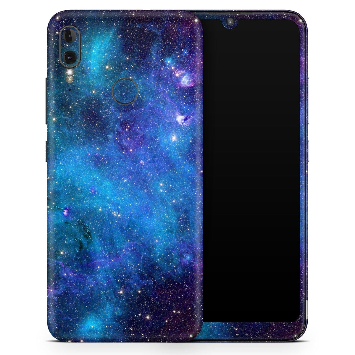 Azure Nebula - Full Body Skin Decal Wrap Kit for Motorola Phones - Wear and Wander