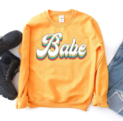 Babe Sweatshirt - Wear and Wander