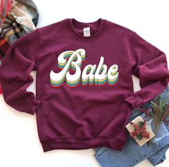 Babe Sweatshirt - Wear and Wander