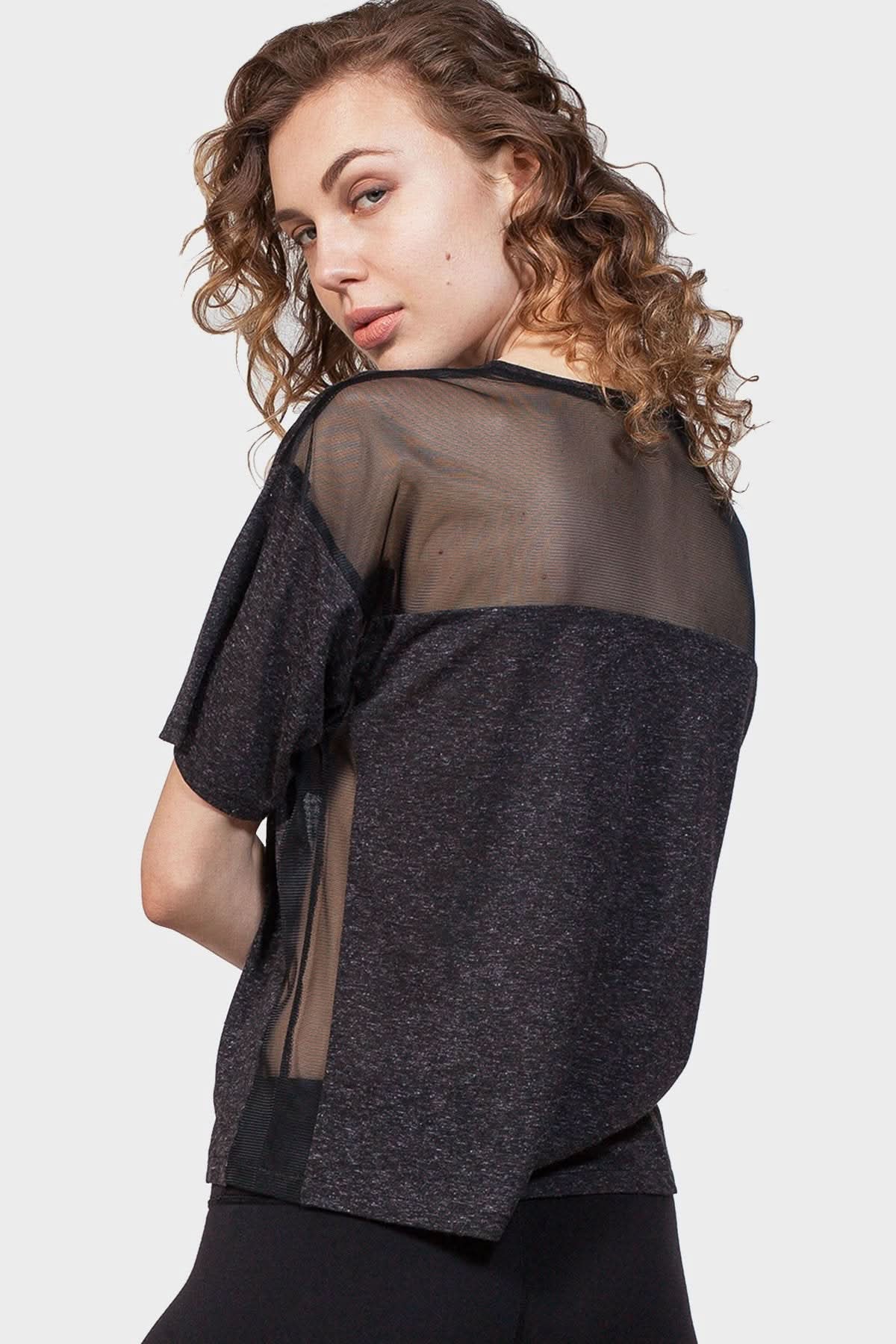 BACK MESH YOKE TOP - Wear and Wander