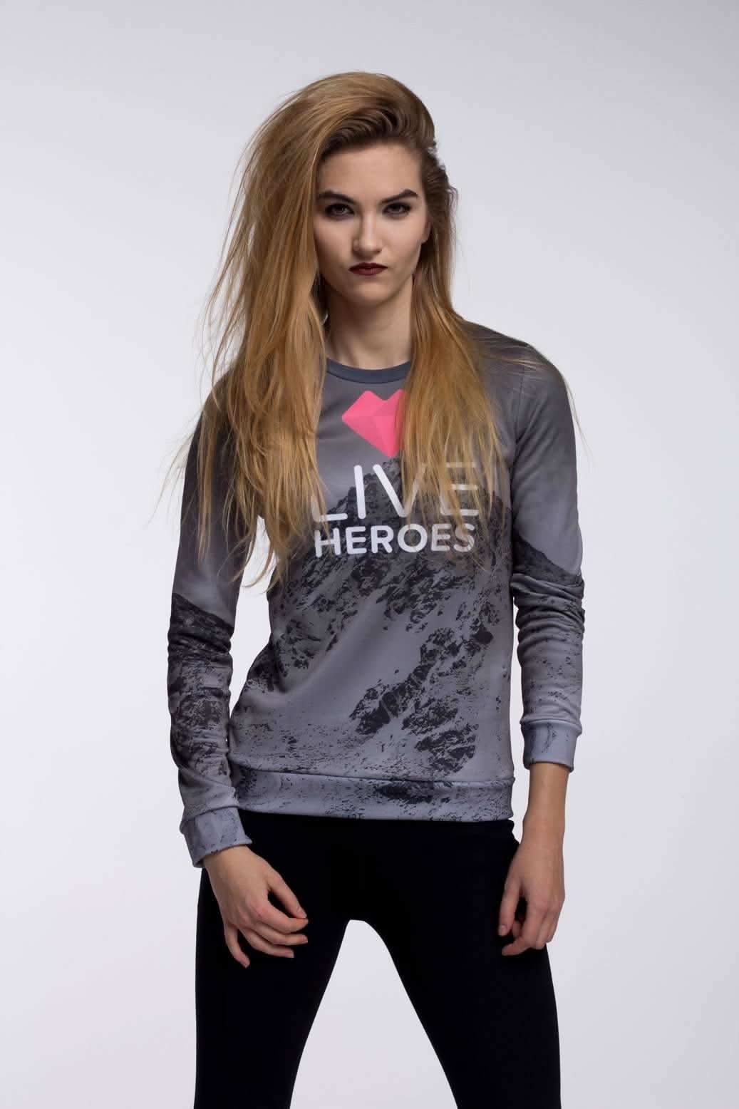 Banananana blue Bluza Fitted Waist Sweater Women - Wear and Wander