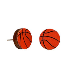 Basketball Stud Earrings #3094 - Wear and Wander