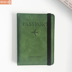 PU Leather Wallet Travel Passport Purse Card Male Travel Accessories Hand Carry Passport Business Cards Holder Wallet