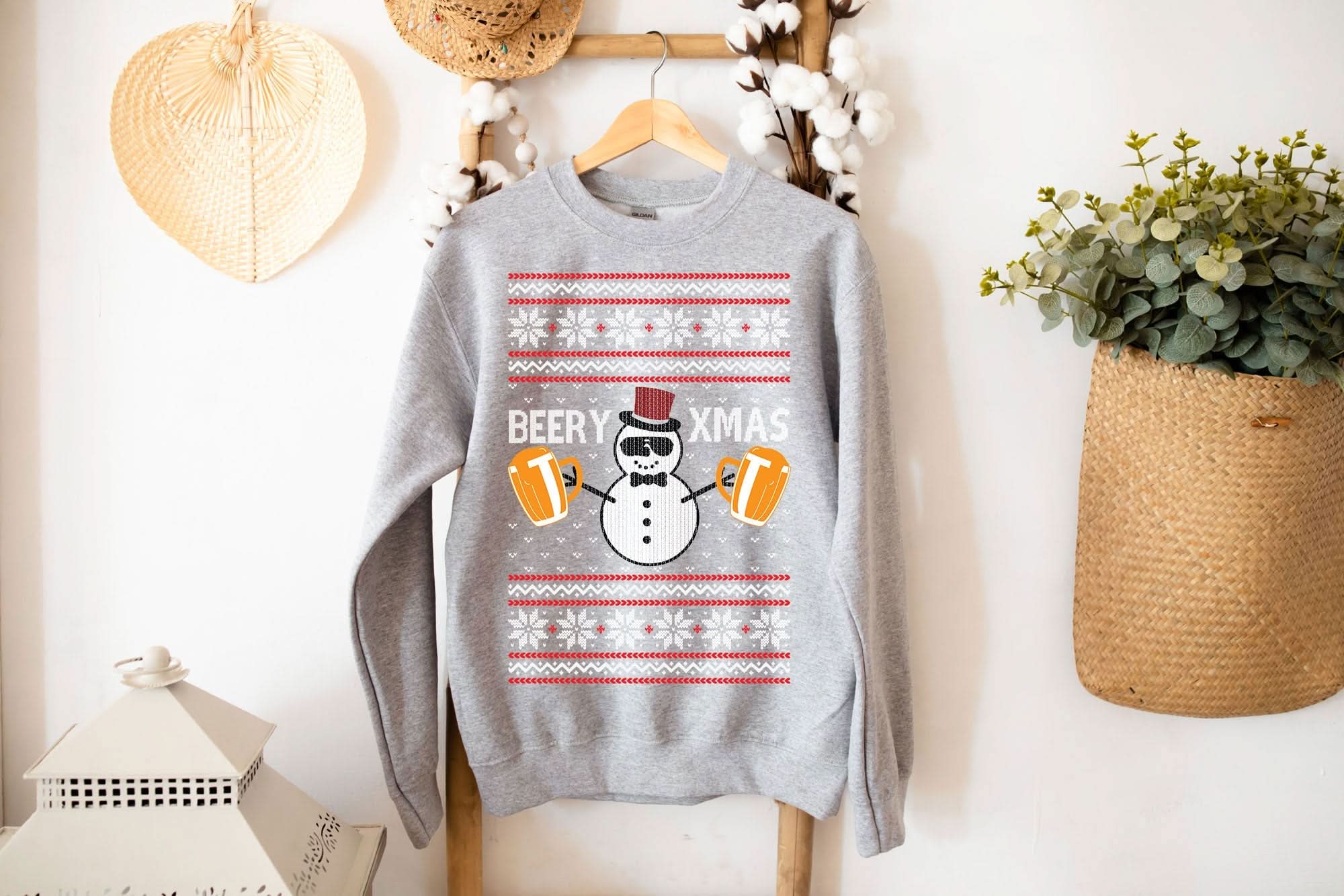 Beer for Christmas Sweatshirt - Wear and Wander