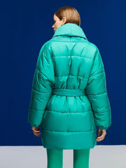 Belted Puffer Jacket - Wear and Wander