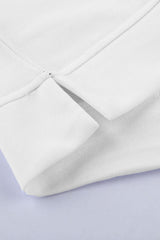 Black White Patchwork Dropped Shoulder Sleeve Sweatshirt - Wear and Wander