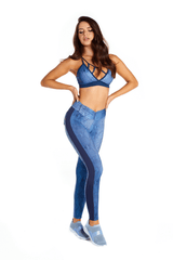 Blue Jungle Sports Bra - Wear and Wander