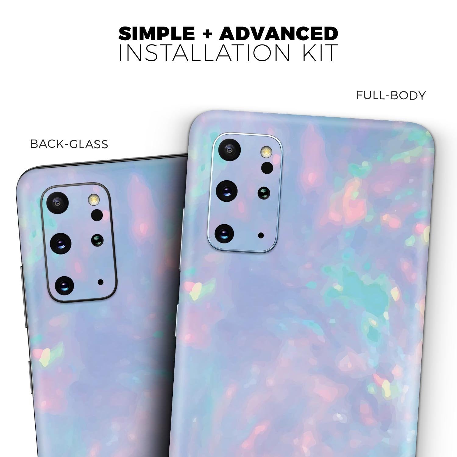 Blurry Opal Gemstone - Full Body Skin Decal Wrap Kit for Samsung - Wear and Wander