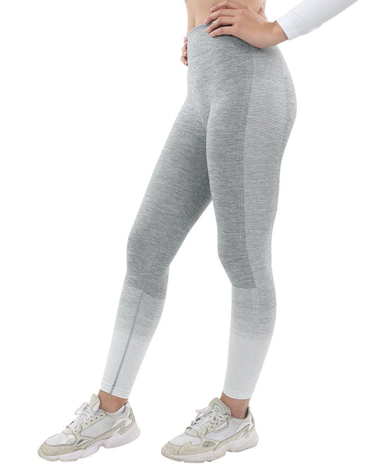 Bocana Seamless Leggings - Grey & White - Wear and Wander