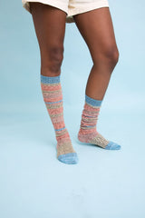 Boho Stripe Boot Socks - Wear and Wander