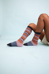Boho Stripe Boot Socks - Wear and Wander