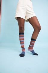 Boho Stripe Boot Socks - Wear and Wander
