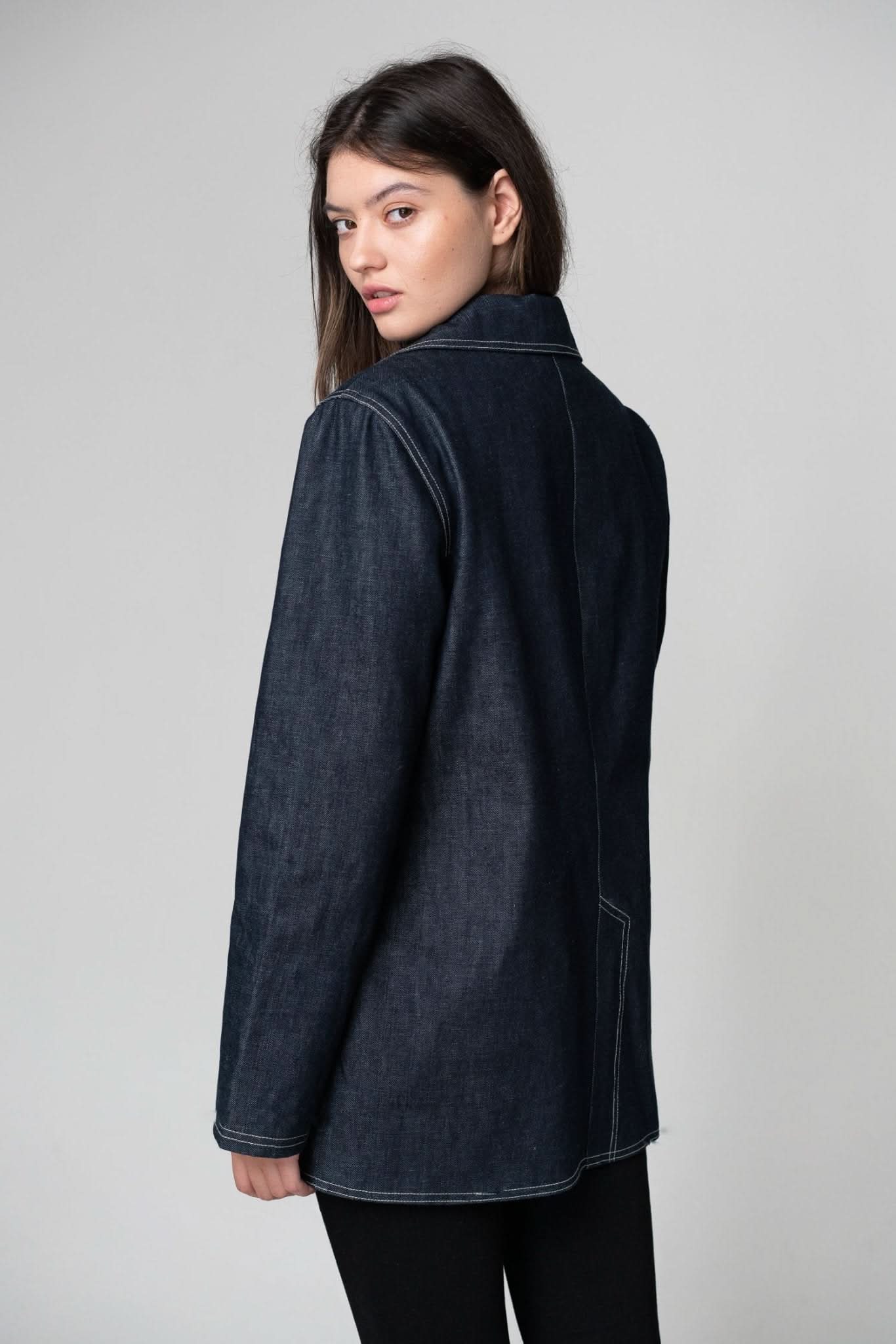 Broken heart denim blazer - Wear and Wander