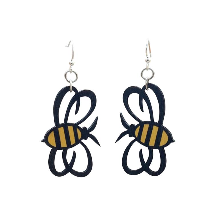 Bumble Bee Earrings # 1369 - Wear and Wander