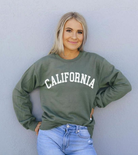 California Sweatshirt - Wear and Wander