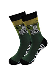 Casual Designer Trending Animal Socks - Zebra - for Men and Women - Wear and Wander