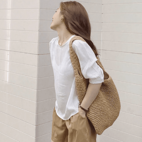 Casual Summer Shoulder Beach Bag - Wear n Wander