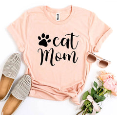 Cat Mom T-shirt - Wear and Wander
