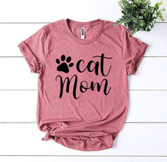 Cat Mom T-shirt - Wear and Wander