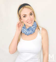 Cheeky Cheetah Multi - Way Smart Scarf - Wear and Wander