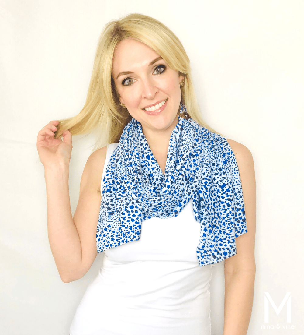 Cheeky Cheetah Multi - Way Smart Scarf - Wear and Wander