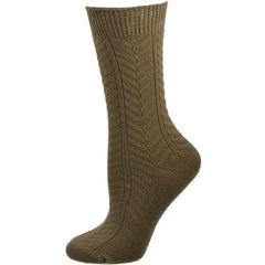 Chevron Pattern Medium Weight Bamboo Crew Socks 3 Pair Pack - Wear and Wander