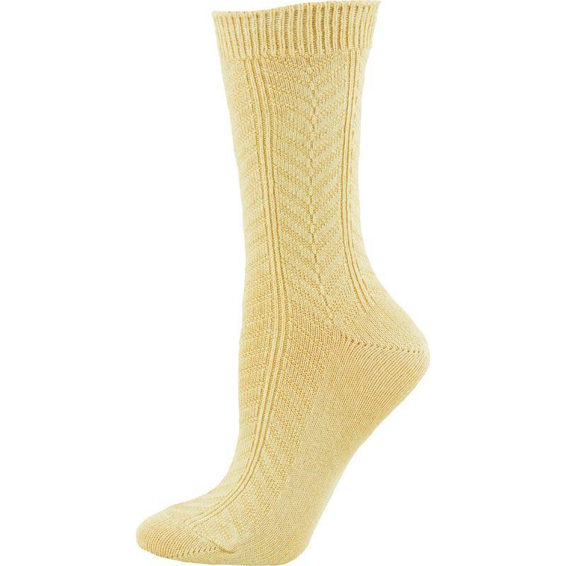 Chevron Pattern Medium Weight Bamboo Crew Socks 3 Pair Pack - Wear and Wander