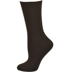 Chevron Pattern Medium Weight Bamboo Crew Socks 3 Pair Pack - Wear and Wander