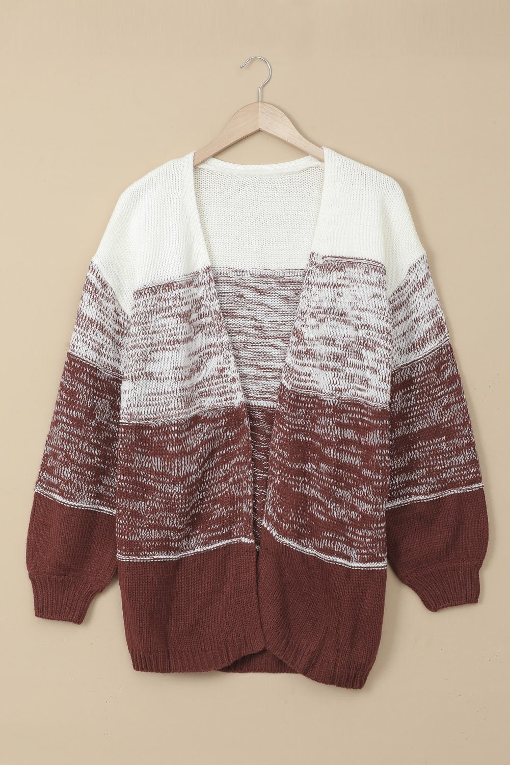 Chic Stripe Long Sleeve Knit Cardigan - Wear and Wander