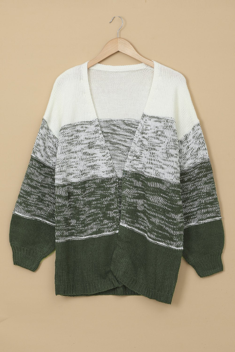 Chic Stripe Long Sleeve Knit Cardigan - Wear and Wander