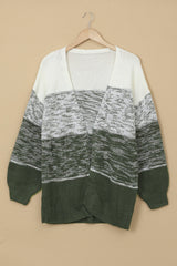 Chic Stripe Long Sleeve Knit Cardigan - Wear and Wander