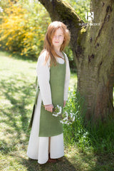 Children's Over Dress Ylva Linden Green - Wear and Wander