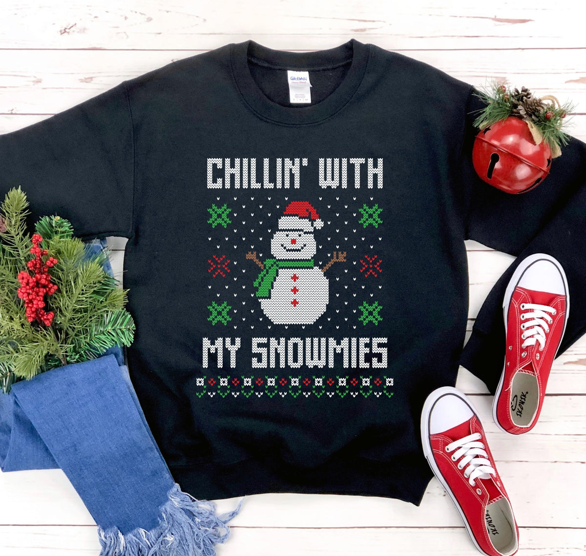 Chilling Christmas Sweatshirt - Wear and Wander