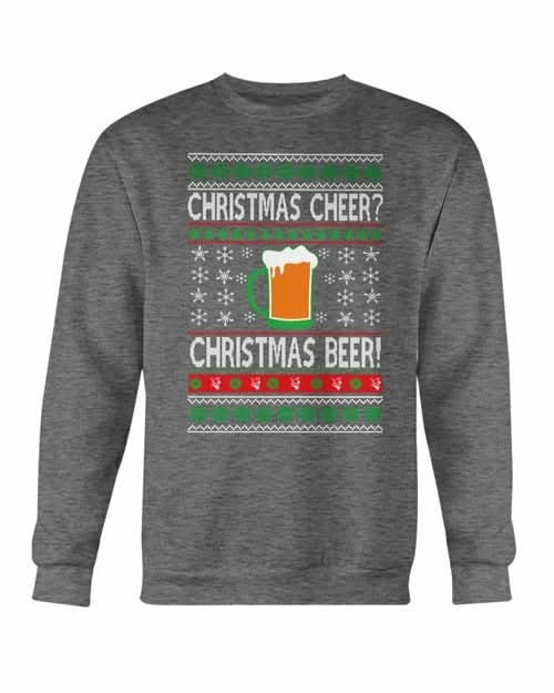 Christmas Cheers Beer Sweatshirt - Wear and Wander