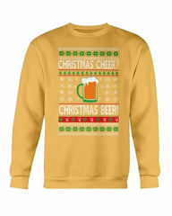 Christmas Cheers Beer Sweatshirt - Wear and Wander