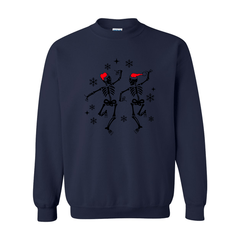 Christmas Dancing Skeleton Sweatshirt - Wear and Wander