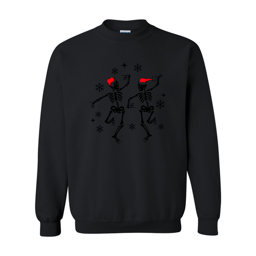 Christmas Dancing Skeleton Sweatshirt - Wear and Wander