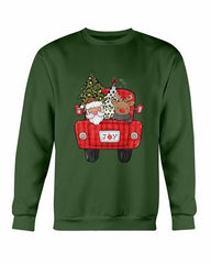 Christmas Santa Truck Sweatshirt - Wear and Wander