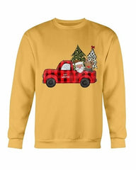 Christmas Santa Truck Sweatshirt - Wear and Wander