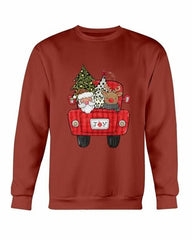 Christmas Santa Truck Sweatshirt - Wear and Wander